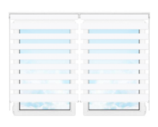 Рулонные шторы мини День Ночь Делия 101 цена. Купить в «Мастерская Жалюзи»