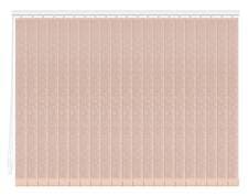 Тканевые вертикальные жалюзи Шёлк-персиковый цена. Купить в «Мастерская Жалюзи»