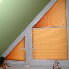 Жалюзи на треугольные окна цена. Купить в «Мастерская Жалюзи»
