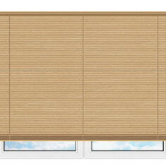 Деревянные горизонтальные жалюзи 50 мм - 32 натуральный