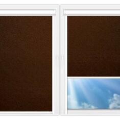 Рулонные шторы UNI Шелк-коричневый